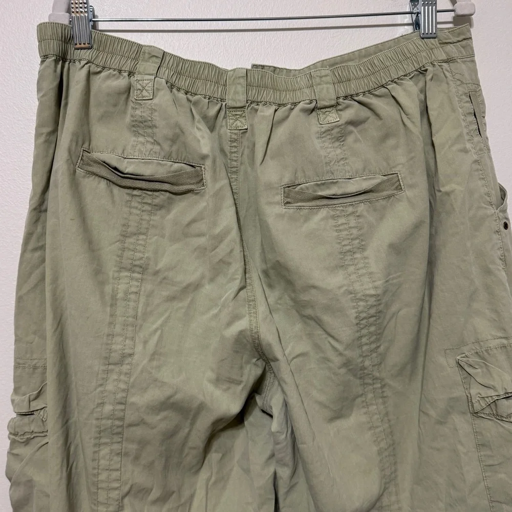 Anthropologie Tactical Utility Cargo Pants Green Size 32 Women’s Jogger - Picture 7 of 9